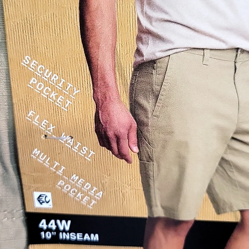Weatherproof Utility Shorts Stretch Rip Stop Multi Media Pocket Size 44 NWT